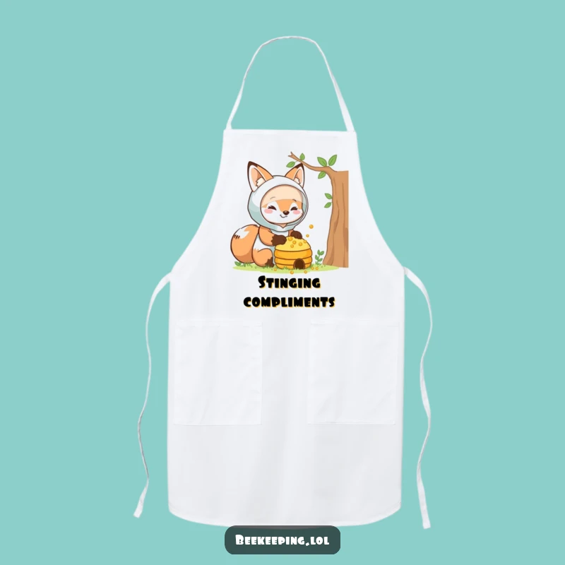 Funny Fox Beekeeper Apron - Protect Your Clothes, Perfect Funny Gift