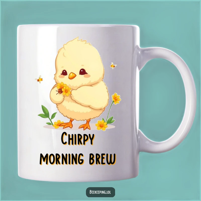 Funny Chick Nectar Mug - Cute Helper Humor - Perfect Gift for Bird Lovers