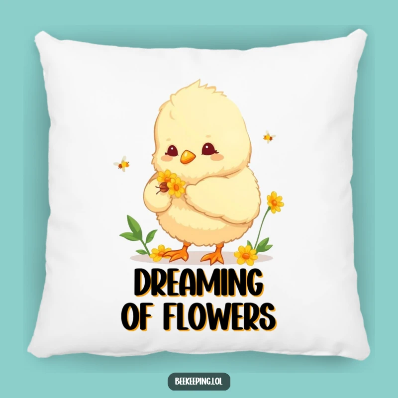Funny Chick Nectar Pillow - Sweet Helper Comfort - Adorable Humor Gift