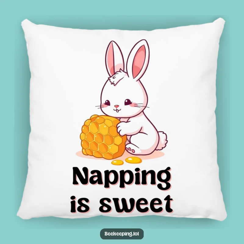 Funny Bunny Honey Pillow - Cozy Comfort with a Humorous Touch!