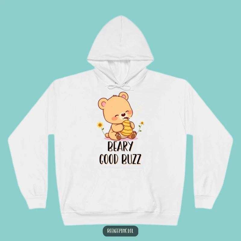 Funny Bear Cub Smoking Beehive Hoodie: Ultimate Comfort, Your New Favorite Funny Gift!