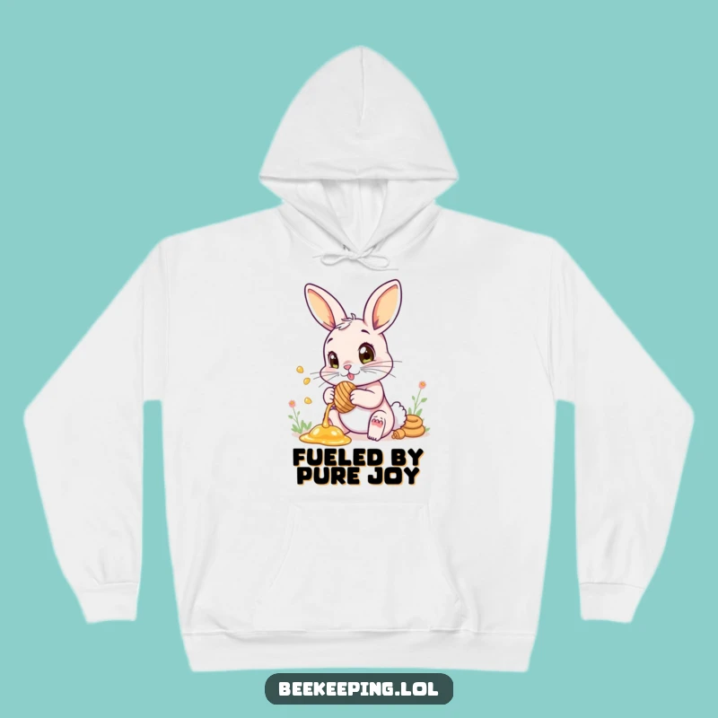 Funny Hoodie: Bunny Honey Wonder - Cozy Cute Gift