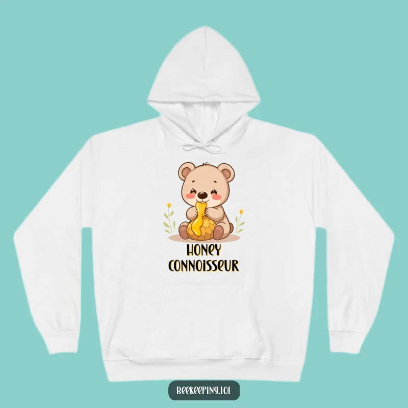 Funny Bear Cub Honey Hoodie - Cozy Cub Collecting Sweet Comb Sweatshirt, Ideal Gift