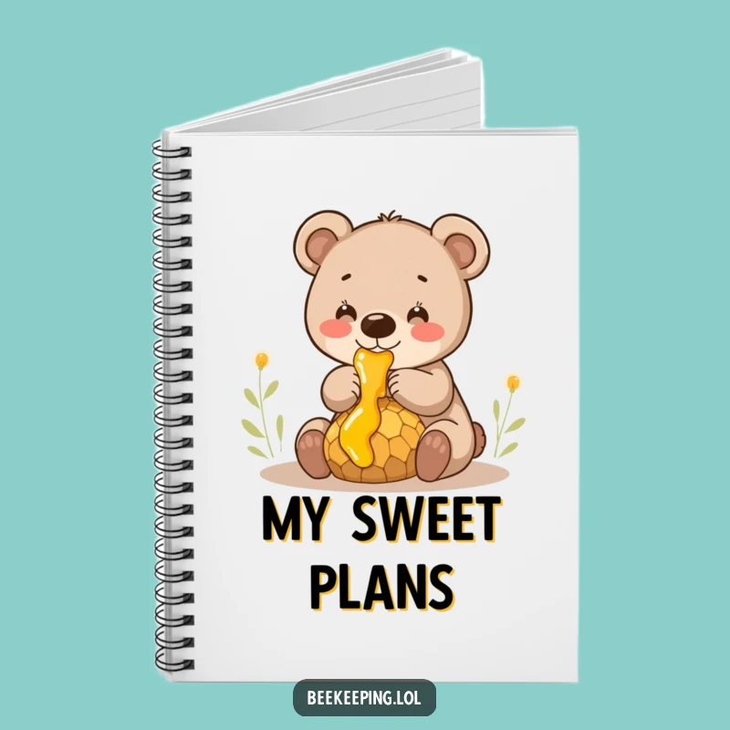 Funny Bear Cub Honey Notebook - Adorable Cub Collecting Journal, Perfect Humorous Gift