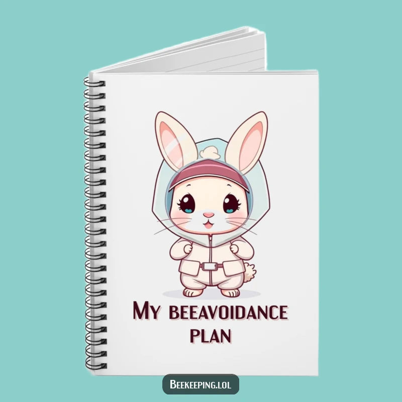 Funny Rabbit Bee Suit Notebook: Jot Down Eco-Ideas with Care