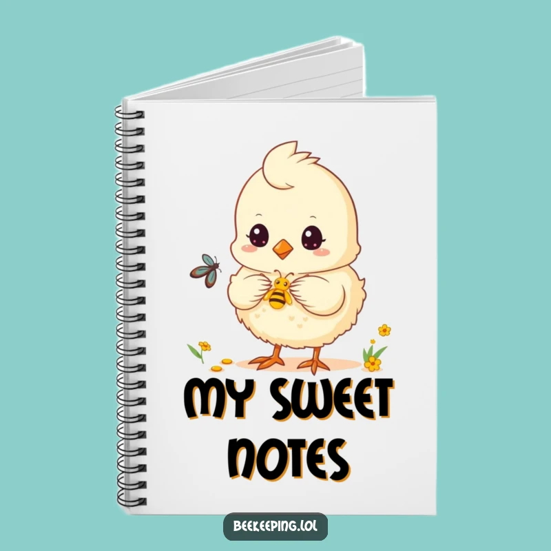 Funny Chick Nectar Notebook - Humorous Journal, Cute Bird Gift