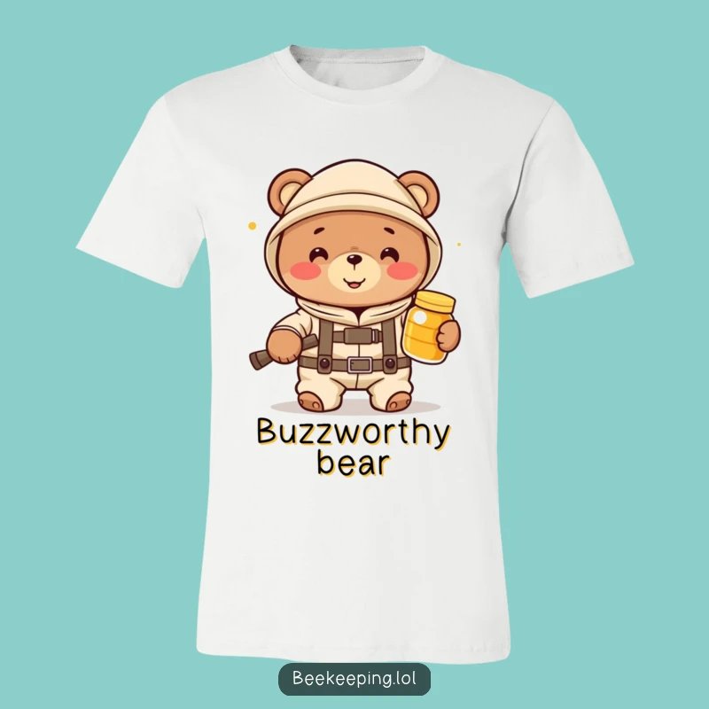 Funny Bear Beekeeper T-Shirt - Wear Your Love for Honey and Humor