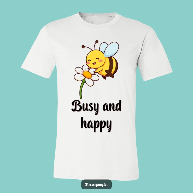 Funny Bee Flower Pollinator T-Shirt - Wear Your Joyful Spirit!